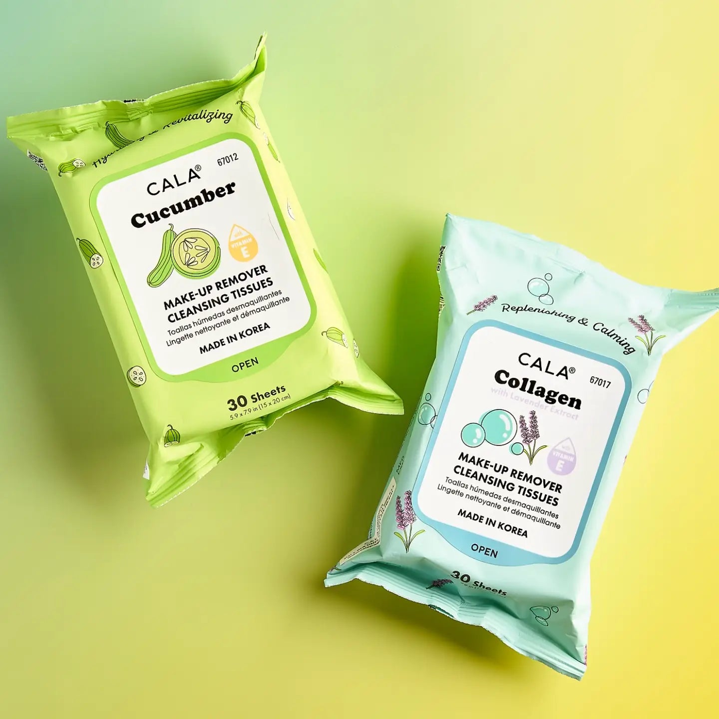 Cala Makeup Remover Wipes Tissue Cleanser