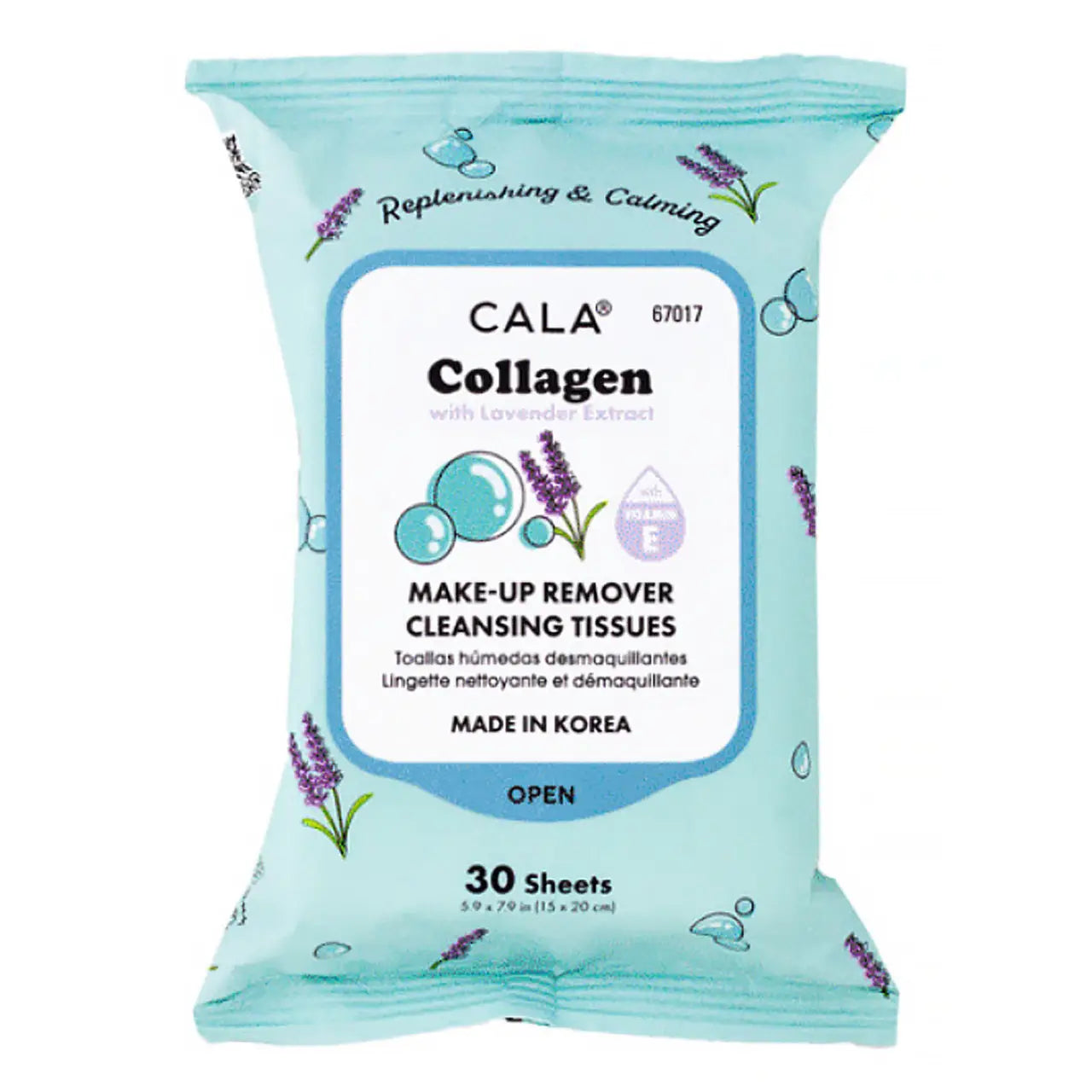 Cala Makeup Remover Wipes Tissue Cleanser