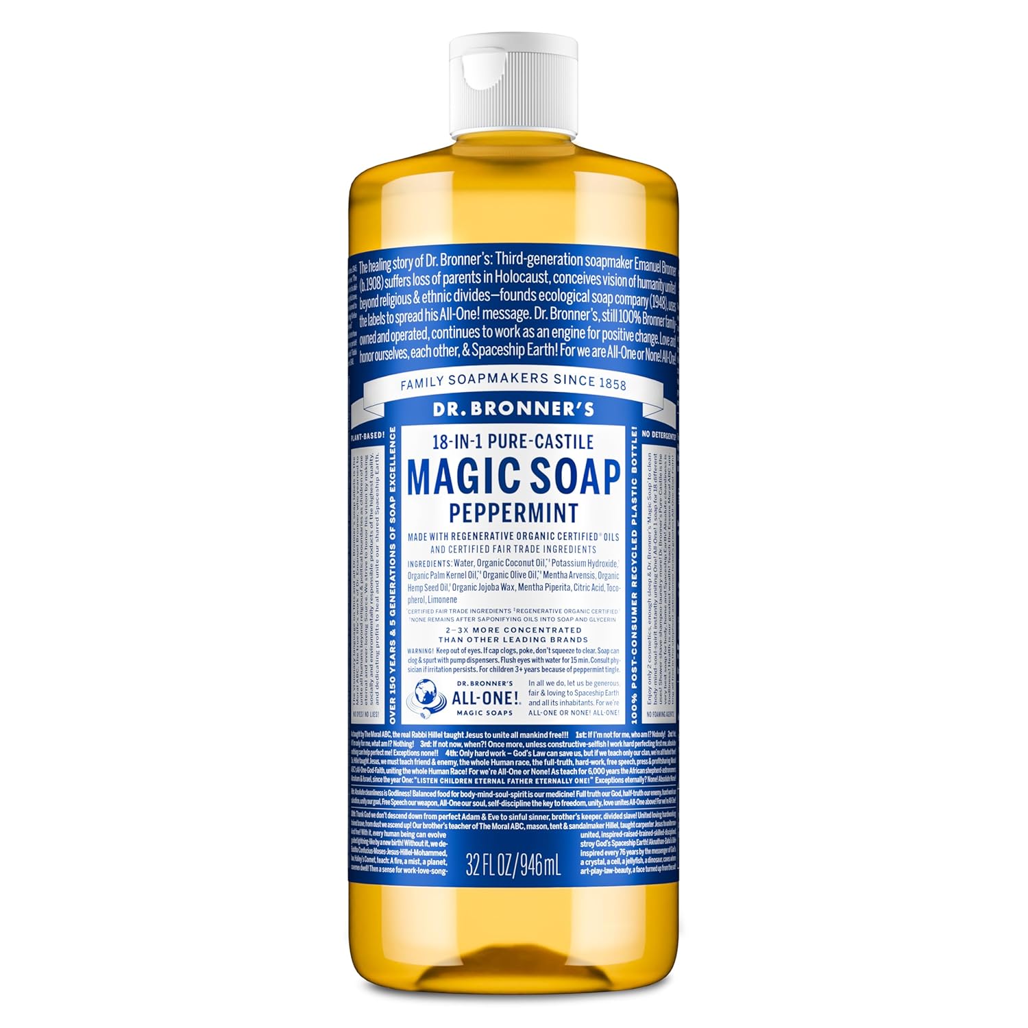 Dr. Bronner’s Pure-Castile Liquid Soap