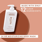 Native Moisturizing Body Wash – Cocoa Butter & Vanilla