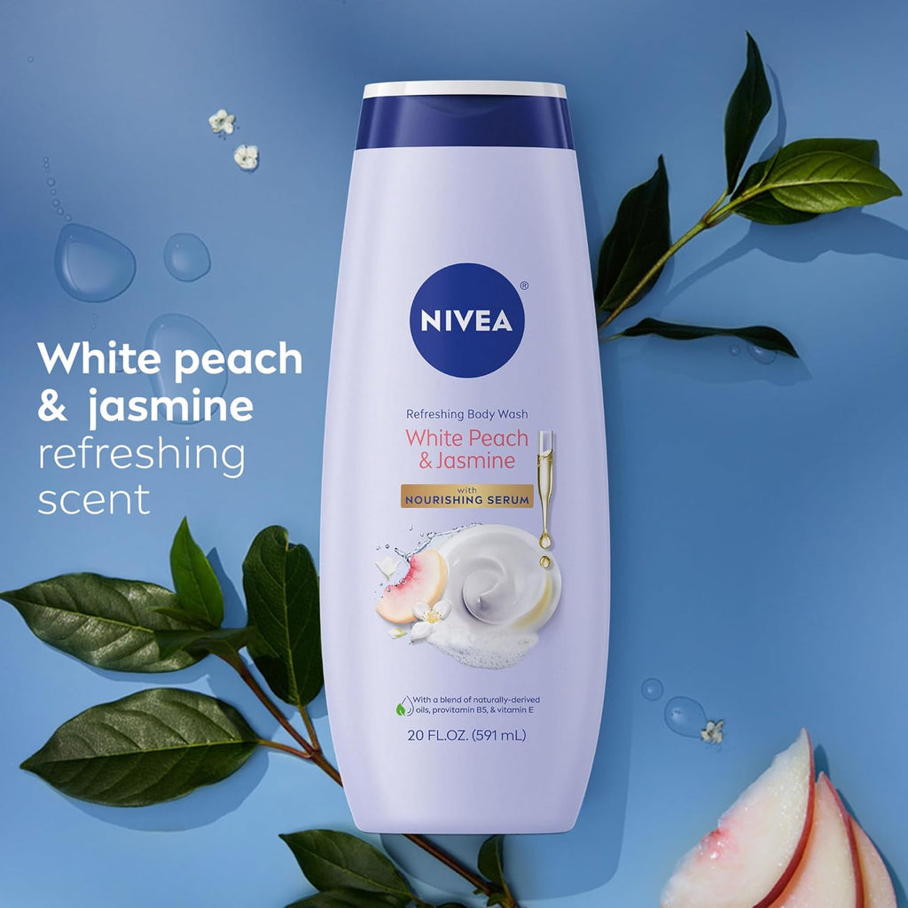 NIVEA White Peach & Jasmine Body Wash
