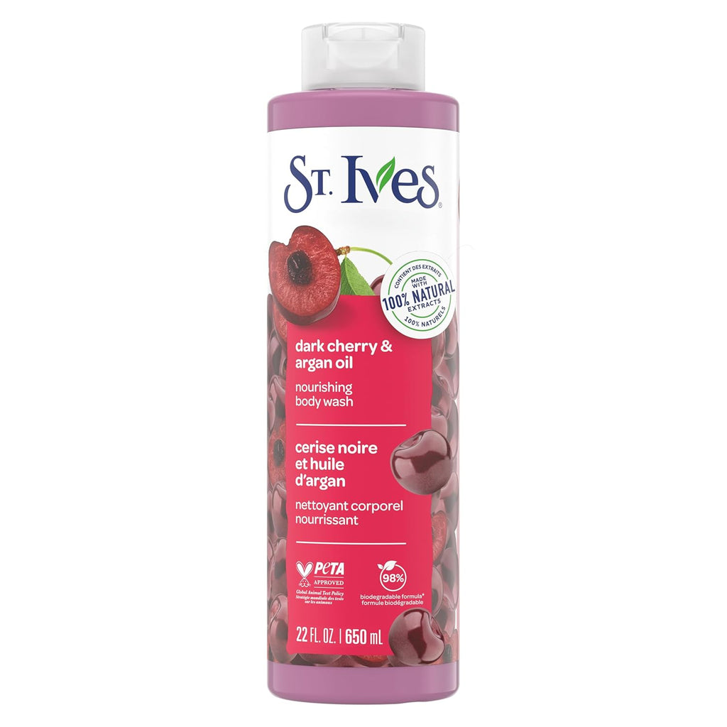 St. Ives Dark Cherry & Argan Oil Body Wash