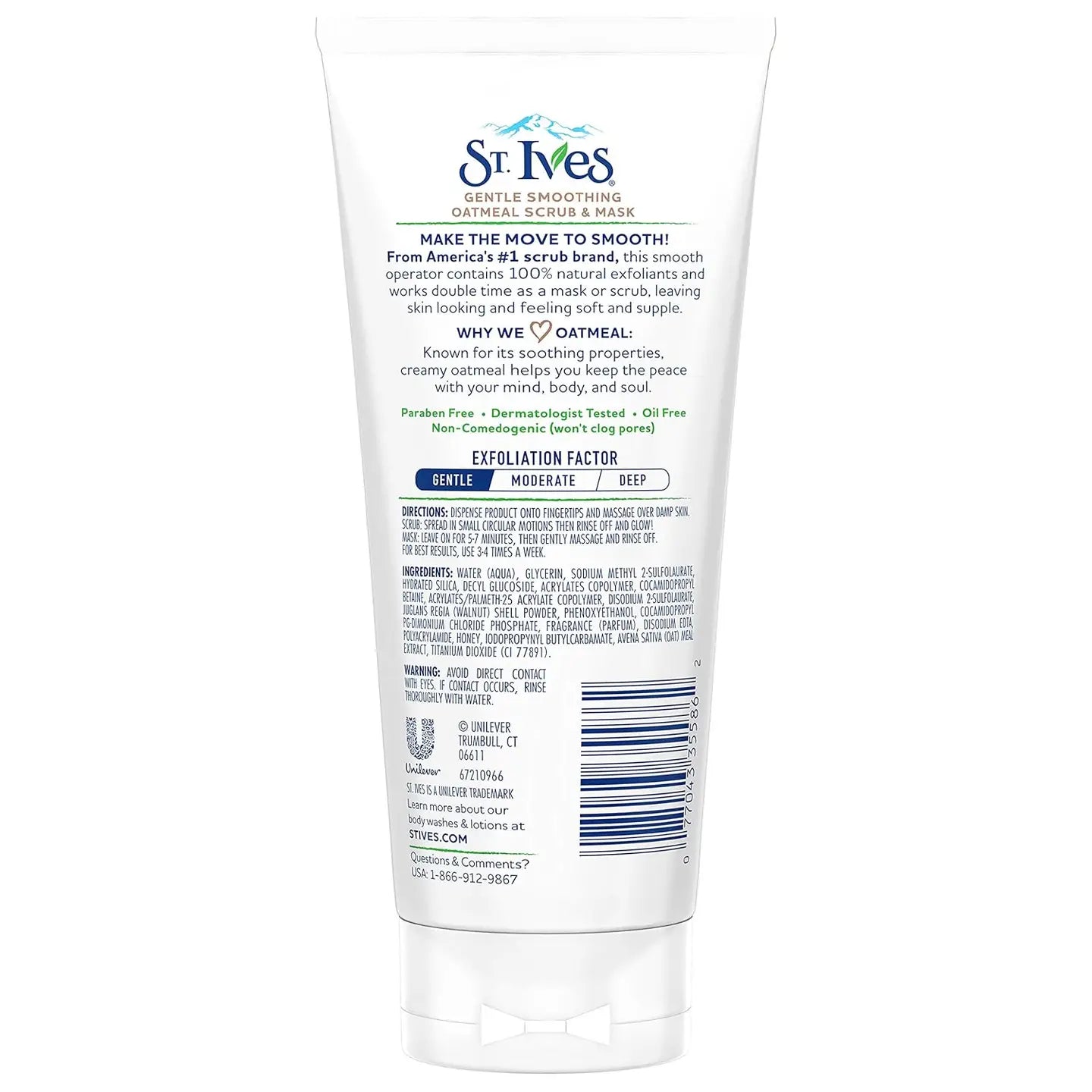 St. Ives Gentle Smoothing Oatmeal Face Scrub & Mask