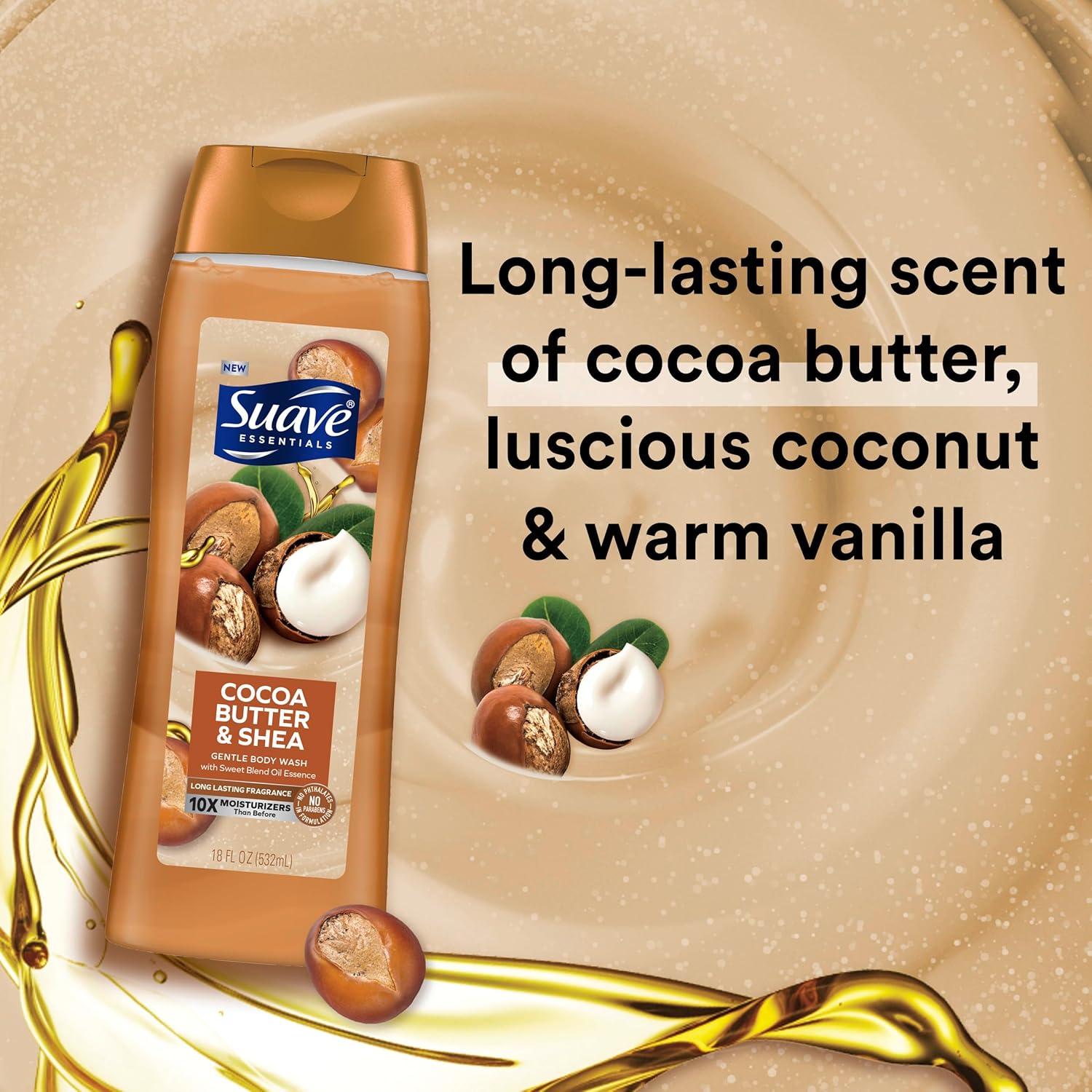 Suave Moisturizing Body Wash – Cocoa Butter & Shea