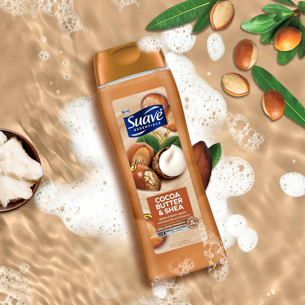 Suave Moisturizing Body Wash – Cocoa Butter & Shea